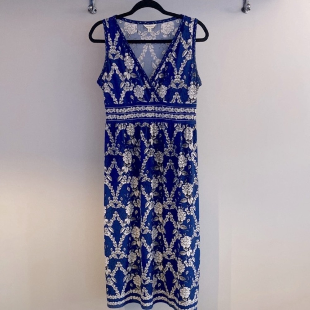Max Studio V-Neck Maxi Dress
